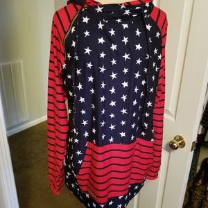 Simply Southern patriotic hoodie